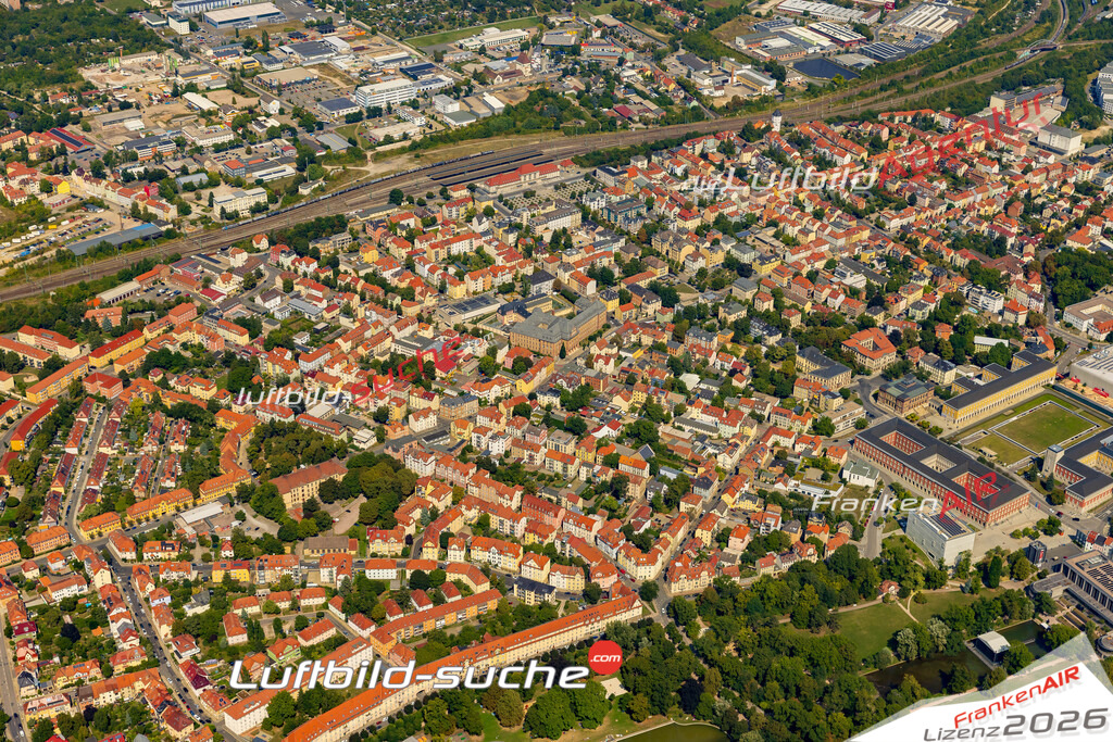 Luftaufnahme Röhrstraße Weimar - Die Luftaufnahme wurde 2025 vom UL-Flugzeug heraus erstellt ( ohne Drohne ) - Hochauflösende Luftaufnahme - für professionelle Ausdrucke geeignet. Die Geschenkidee !Mit Lizenz und Bildrechte bestellbar