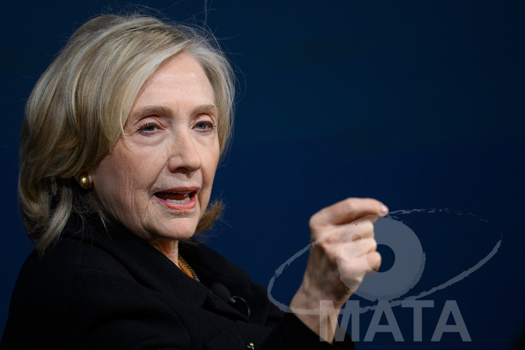 _DWA3850 | Die US-Politikerin Hillary Clinton auf der Veranstaltung Bridging Scholarship and Statecraft im Rahmen der Münchner Sicherheitskonferenz 2026. München, 13.02.2026 Bayern Deutschland  - Realisiert mit Pictrs.com