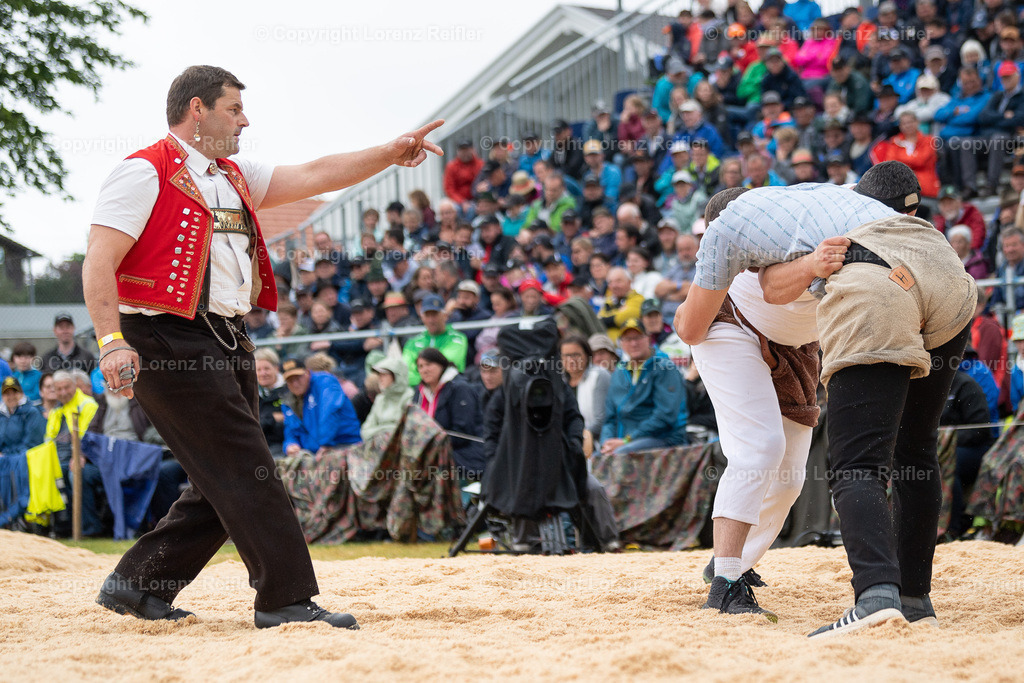 Schwingen -  Appenzeller Kantonal Schwingfest 2024 | Hundwil, 7.7.24, Schwingen - Appenzeller Kantonal Schwingfest.