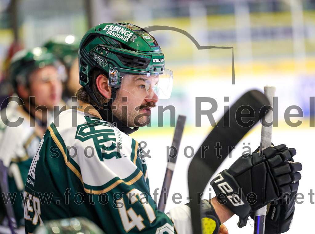 2026-01-18_096_TSV_Erding_gegen_Selber_Woelfe | Erding, Deutschland, 18.01.2026:Eishockey, Oberliga Süd 2025 / 2026, 38. Spieltag, TSV Erding gegen Selber Wölfe, Endergebnis: 2:3 n.V.Marco Pfleger (Erding Gladiators, #47)Foto: Christian Riedel / fotografie-riedel.net