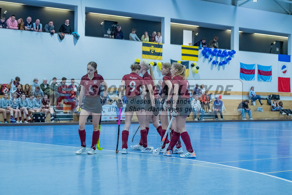 HK_20240303_109025 | Spiel um Platz 7 Deutsche Meisterschaft WU16 am 3.3.2024 Halle DHC, Düsseldorf ,