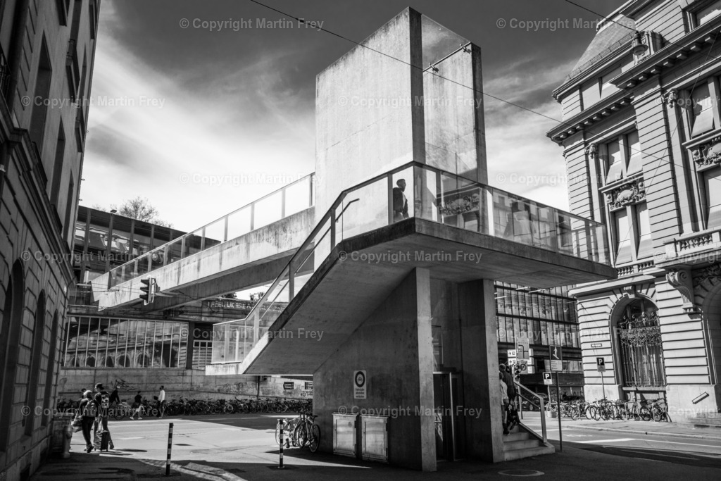 Sandstone & Concrete | Aufgang Parkterasse Bollwerk Bahnhof Bern - Realisiert mit Pictrs.com