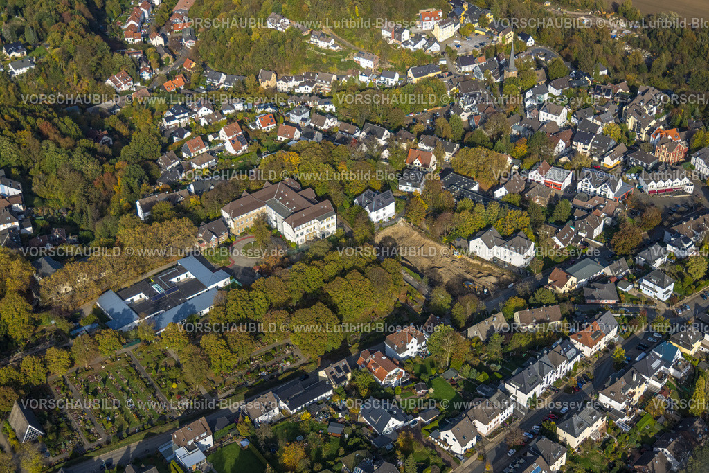 Wetter221017342 | Luftbild, Evangelische Stiftung Volmarstein Johanna Helenen Haus, Marianne-Behrs-Haus, Friedhof Volmarstein, Volmarstein, Wetter, Ruhrgebiet, Nordrhein-Westfalen, Deutschland