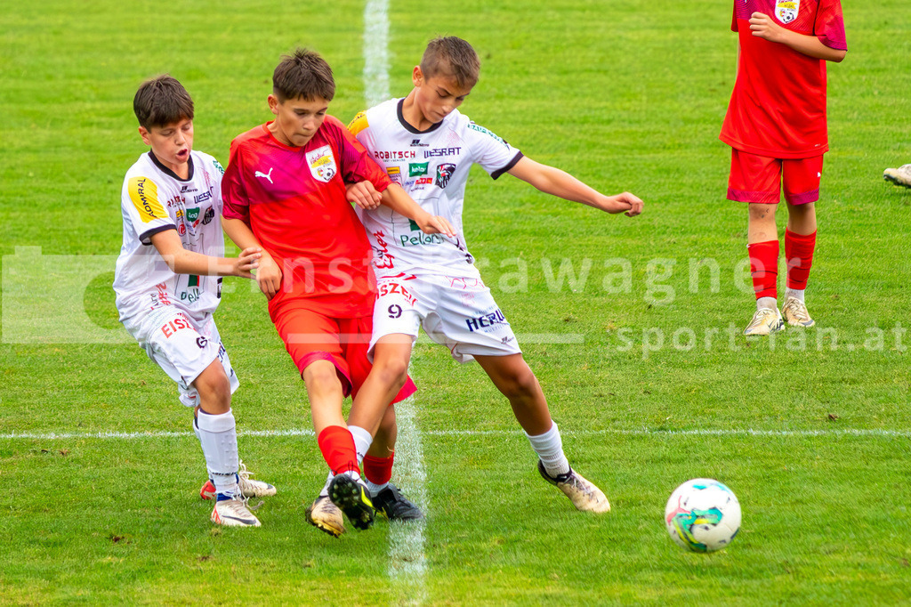 Fußball, Entwicklungsspiele der KFV-Auswahl  | Fußball, Entwicklungsspiele der KFV-Auswahl , KFVU14 am 05.09.2024 in Spittal (Stadion Landskron), Austria, (Photo by Ernst Krawagner sport-fan.at) - Realisiert mit Pictrs.com