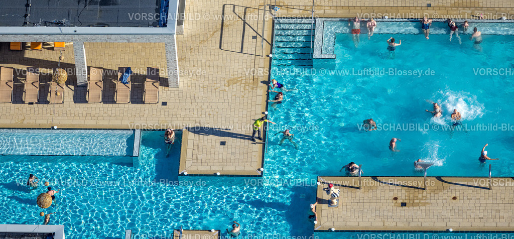 Werne230203391 | Luftbild, Solebad Werne und Badegäste, Werne, Ruhrgebiet, Nordrhein-Westfalen, Deutschland