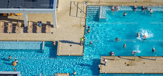 Werne230203391 | Luftbild, Solebad Werne und Badegäste, Werne, Ruhrgebiet, Nordrhein-Westfalen, Deutschland