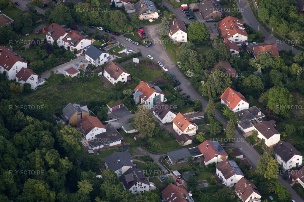 Luftbild: Wilhelmstraße x Ulrichweg in Herrenberg im Bundesland Baden-Württemberg in Deutschland. Foto: IMG_66924.jpg vom 07.06.2014 durch Werner Riehm/FLY-FOTO.de