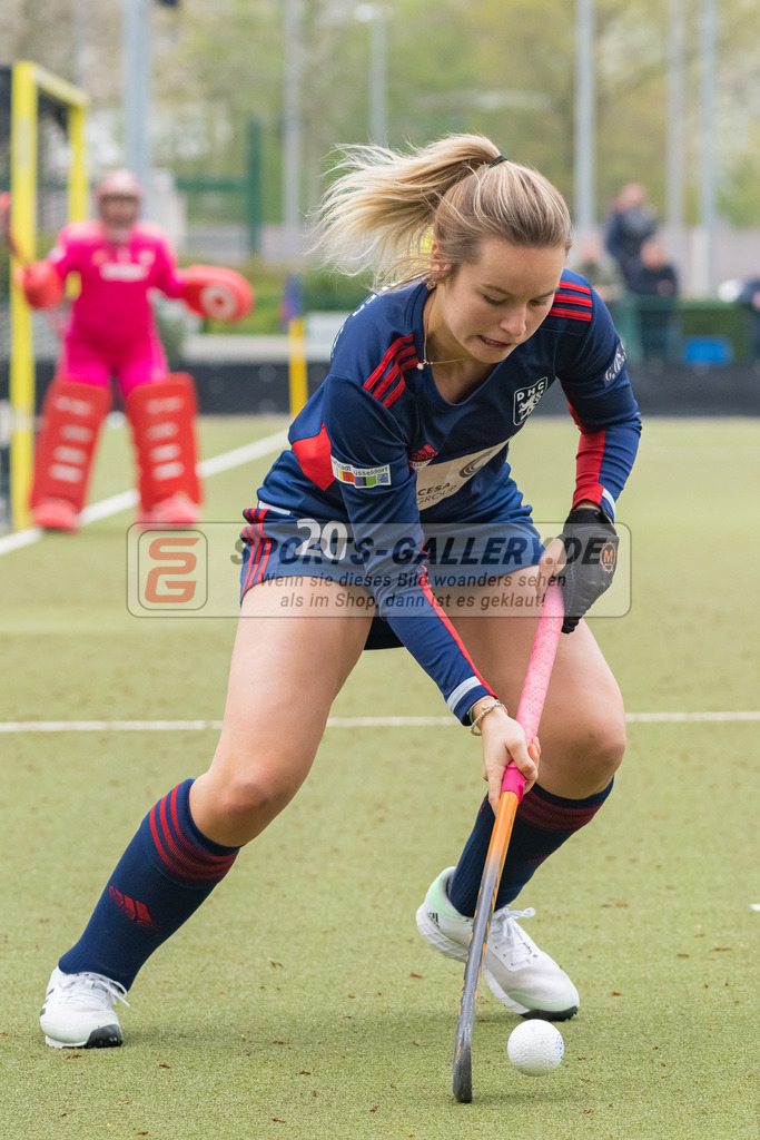 HK_20230416_107024 | 1. Bundesliga Damen Düsseldorfer HC - Rot-Weiss Köln am 16.4.2023 DHC Düsseldorf, Düsseldorf , Luca Scheuten ( Düsseldorfer HC #20 )