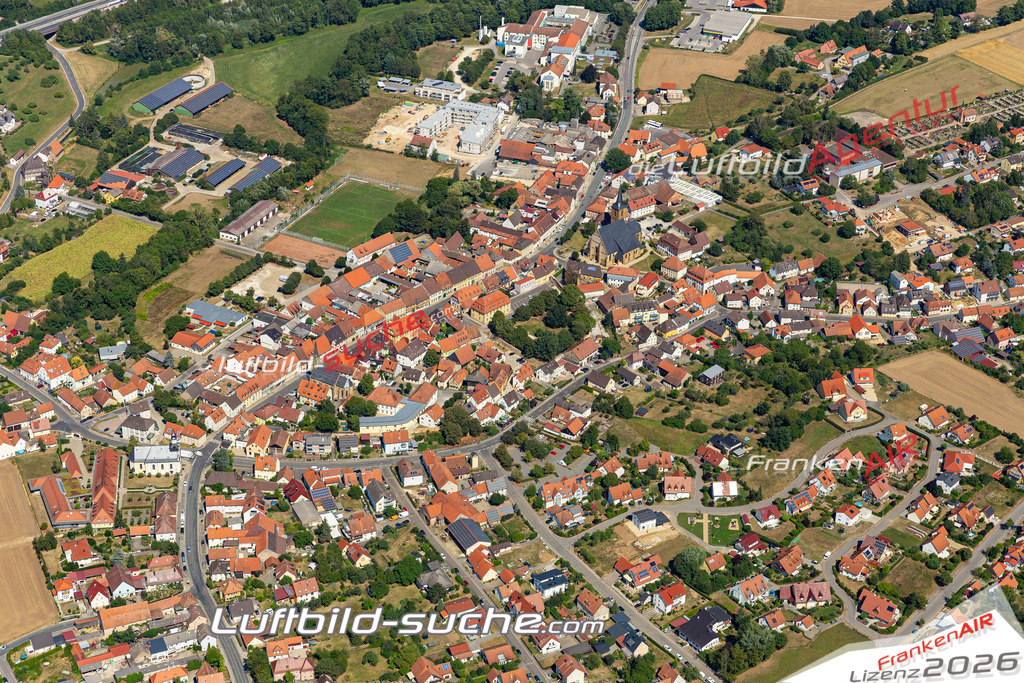 Das Luftbild der Stadt Scheßlitz wurde 2020 vom Flugzeug heraus erstellt (keine Drohne) Aufnahmehöhe ca.400 Meter- hohe Auflösung und Qualität garantiert!