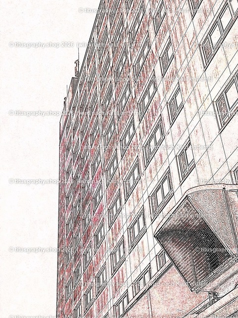Hochhaus titusgraphy-architektur-edition 20 | Fotokunstarbeit aus der phototitusgraphy-edition Architektur.  - Realisiert mit Pictrs.com