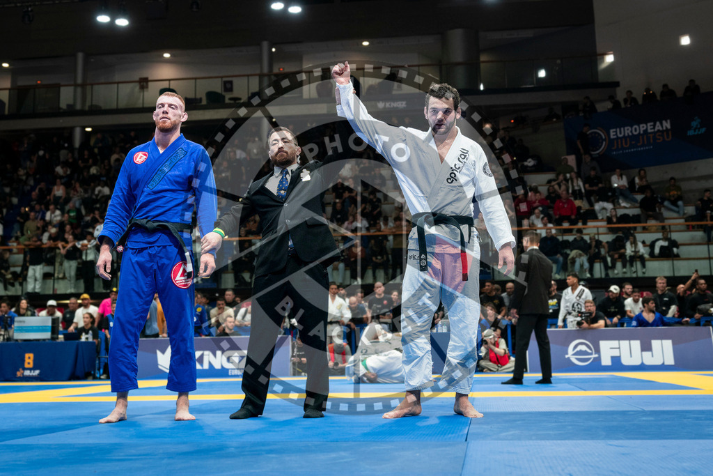 20240126PBB1515 | Fighters compete during the Brazilian Jiu-Jitsu European Championship of the IBJJF in Paris, France, on January 26, 2024.