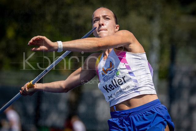 Multisport Event; Ratingen, 28.06.2026 | RATINGEN, GERMANY - JUNE 28, 2026 : Lexie Keller (USA / United States) competing in the heptathlon’s javelin throw during the Multisport Event at Stadion Ratingen on June 28, 2026 in Ratingen, Germany.