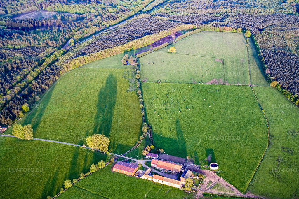 Vue aérienne: EARL Ferme Murbruch à Mertzwiller dans le département Bas Rhin, France – .Photo: IMG_10703.jpg prise le 04/05/2008 par Werner Riehm/FLY-FOTO.eu – Résolution de l'original: 3456 x 2304 px