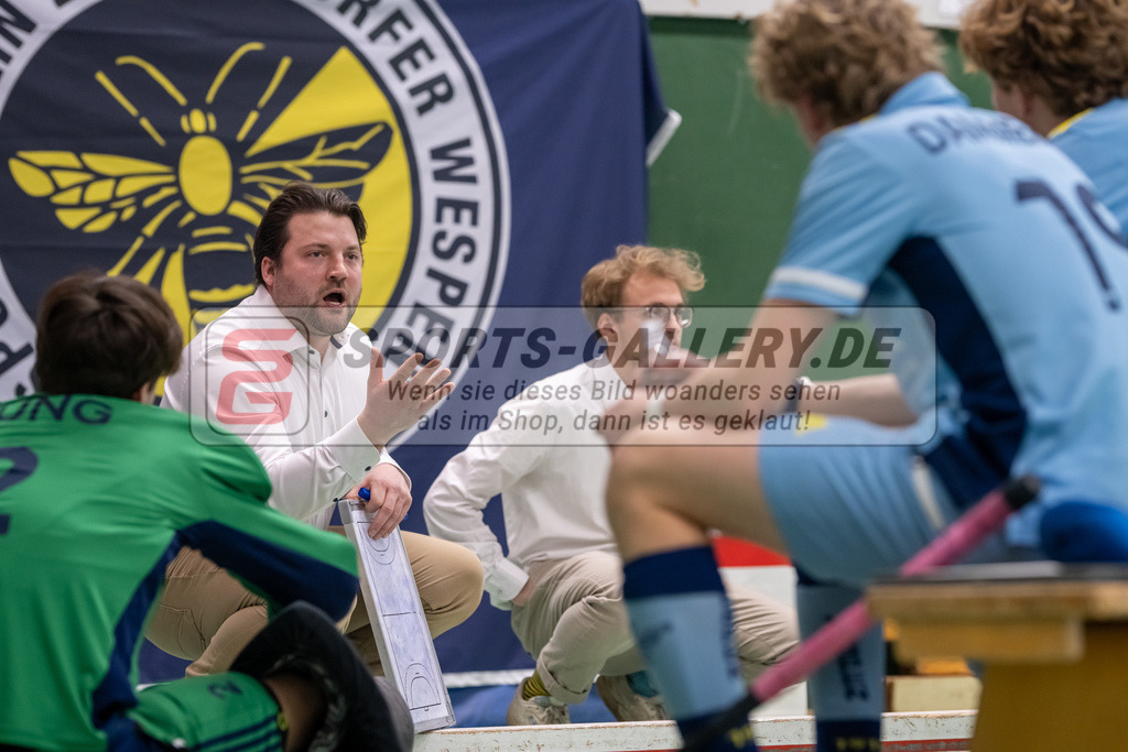 SFE_20230305_0075 | Deutsche Meisterschaft Männliche U16 Halle 2023 am 05.03.2023 in Köln (KTHC Stadion Rot-Weiss Köln Tennis and Hockey Club), Photo: Stephan Fehrmann 2022 (Sports-Gallery)