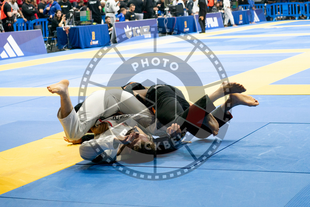 20240124PBB01369 | Fighters compete during the second day of the IBJJF European Championship in Paris, France, on January 24, 2024.