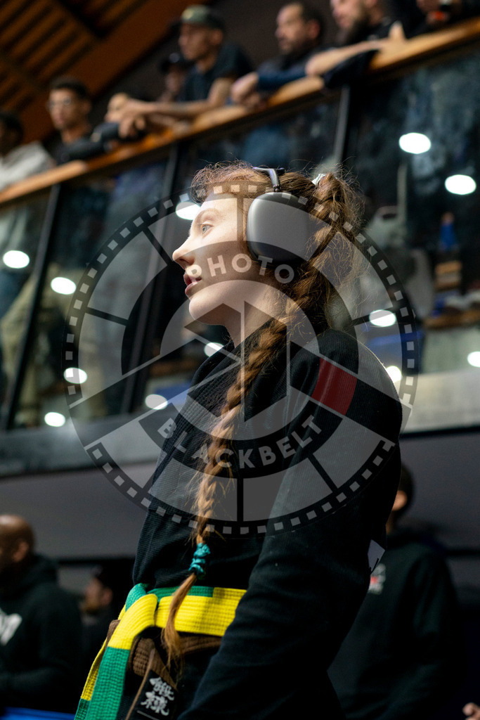 20240124PBB02025 | Fighters compete during the second day of the IBJJF European Championship in Paris, France, on January 24, 2024.