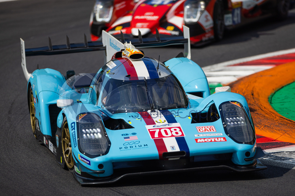 Trainproduction-20230708-0055 | MONZA,ITALY,08.Jul.23 - MOTORSPORTS - WEC, FIA World Endurance Championships, 6h of Monza, Autodromo Monza. Image shows Romain Dumas(FRA), Olivier Pla (FRA) and Nathanael Berthon (FRA/ Glickenhaus Racing). Photo: Trainproduction / Matthias Trinkl
