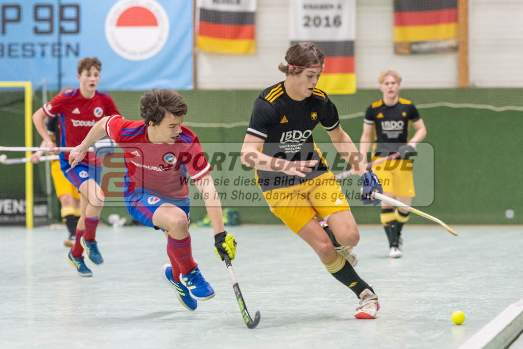 SFE_20230305_0046 | Deutsche Meisterschaft Männliche U16 Halle 2023 am 05.03.2023 in Köln (KTHC Stadion Rot-Weiss Köln Tennis and Hockey Club), Photo: Stephan Fehrmann 2022 (Sports-Gallery)