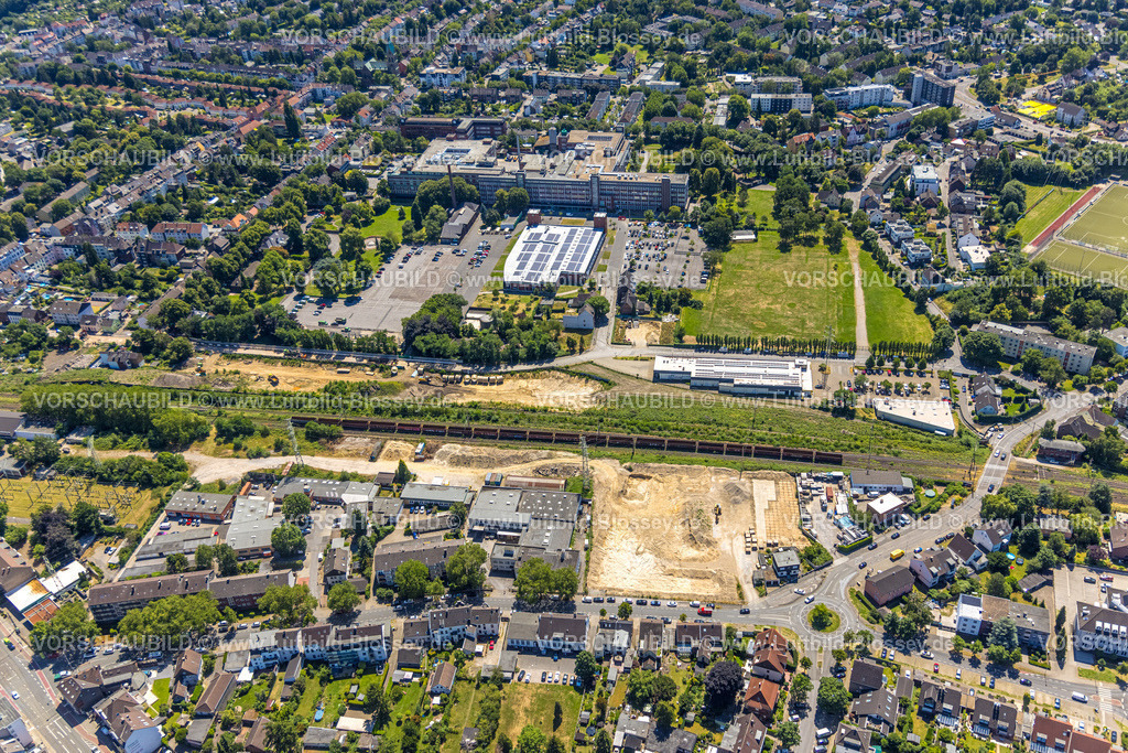 Muelheim230704209 | Luftbild, TECHNIKUM Mülheim, Standardkessel Baumgarte GmbH, Wissollstraße, Baugebiet an der Heerstraße, Speldorf, Mülheim an der Ruhr, Ruhrgebiet, Nordrhein-Westfalen, Deutschland