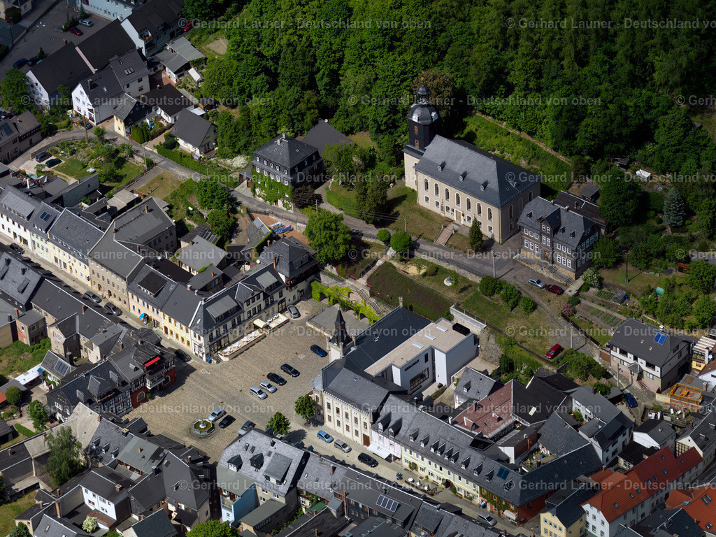 3201971 | Marktplatz mit Rathaus und Stadtkirche, Leutenberg