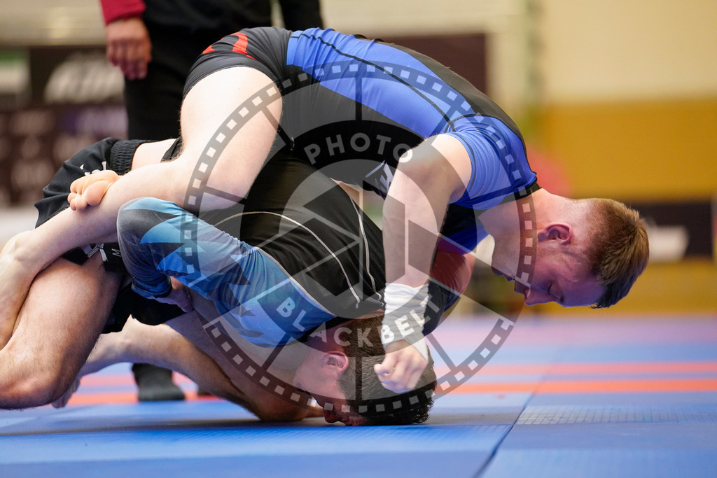 20240203PBB08552 | Fighters compete during the Brazilian Jiu-Jitsu Championship of the AJP Tour in Maintal by Frankfurt am Main, Germany, on February 2, 2024.