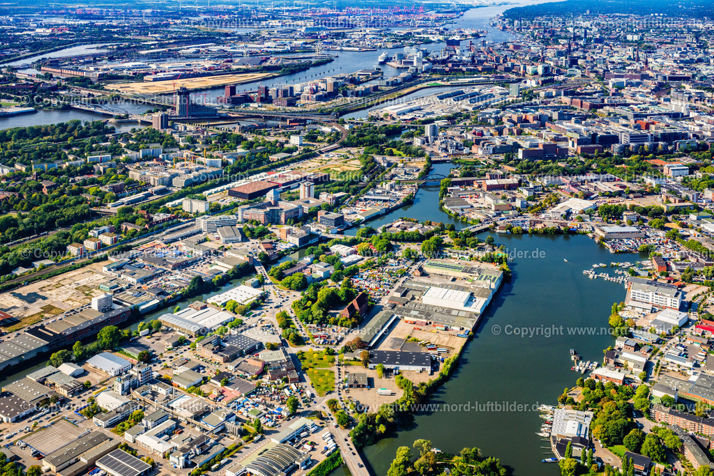 Hamburg_Rothenburgsort_ELS_7936200925 | HAMBURG 20.09.2025 Industrie- und Gewerbegebiet " Großmannstraße " an der Straße Bullenhuser Damm in Hamburg, Deutschland. // Industrial and commercial area " Grossmannstrasse " on street Bullenhuser Damm in Hamburg, Germany. Foto: Martin Elsen