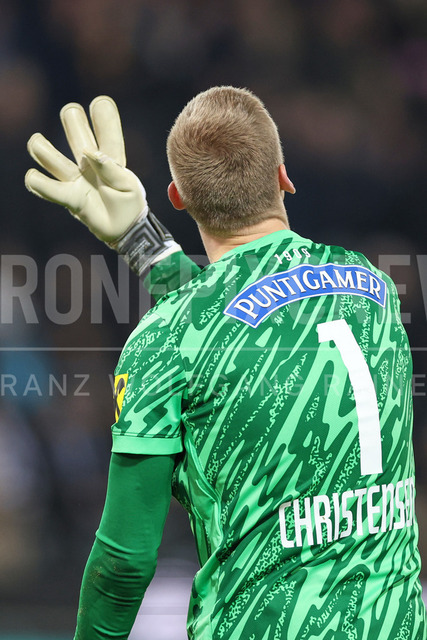 UEFA Europa League 2025/26: SK Sturm Graz vs SK Brann | Graz, Austria, 29.JAN.26 - SOCCER - UEFA Europa League, SK Sturm Graz vs SK Brann Bergen. The image shows Oliver Christensen (STU).