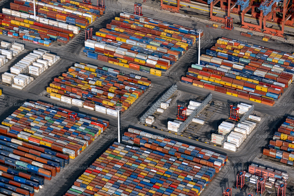 4044635 | farbige Container , Container Terminals, Hafen, Freie und Hansestadt Hamburg