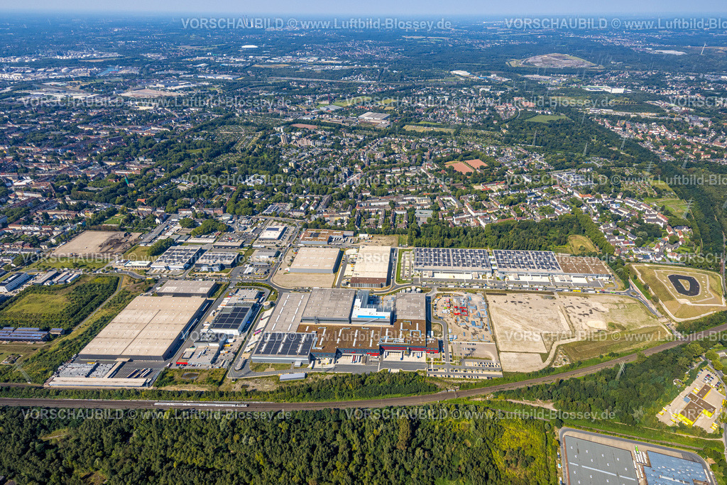 Gelsenkirchen240809680GE-Sued | Luftbild, Industriepark Schalker Verein, Europastraße, bilstein group, Dokas Handelsgesellschaft mbH, Fernsicht, Bulmke-Hüllen, Gelsenkirchen, Ruhrgebiet, Nordrhein-Westfalen, Deutschland