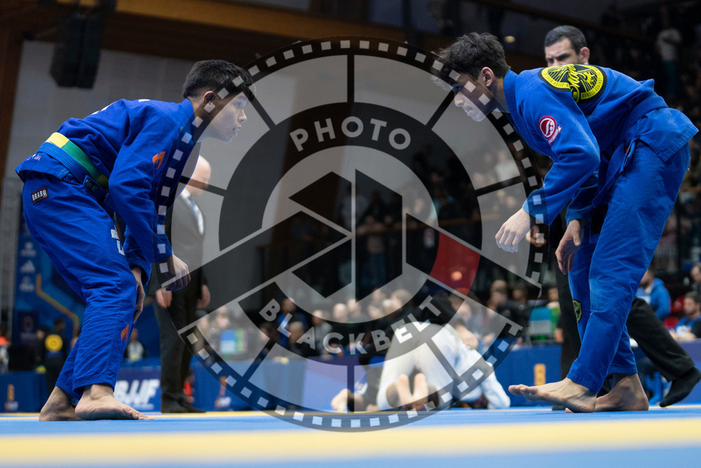 20240119PBB1854 | Fighters compete during the IBJJF European Championship in Paris, France, on January 19, 2024.