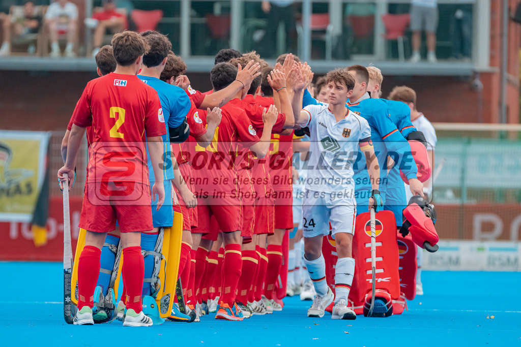 HK_20230715_102418 | Euro Hockey MU18 SF2 Spain vs Germany Championship Girls &amp; Boys am 15.7.2023 CHTC , Krefeld ,