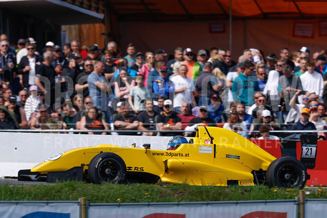 Rechberg Hill Climb 2025 – FIA European Hill Climb Championship | Rechberg Hill Climb 2025, part of the FIA European Hill Climb Championship. High-speed racing action, mountain scenery, atmosphere and pure motorsport passion captured in detail. The image shows Karl Heinz MATZINGER (AUT) Tatuus Renault FR 2.0.          