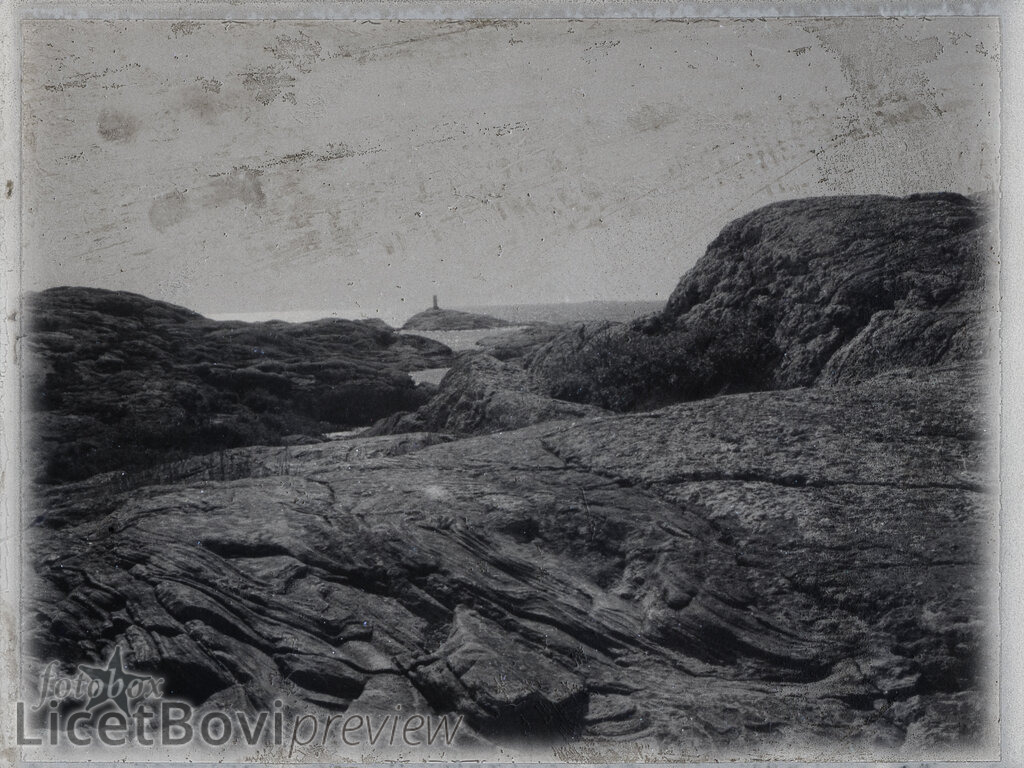  Skallens fyr | Scan von Sofortbild-Negativ (Fuji FP-3000B, 2014) - Realisiert mit Pictrs.com