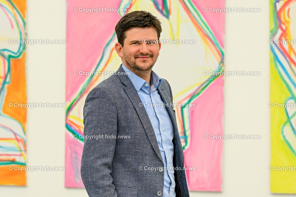 Lentos Kunstmuseum_ Hemma Schmutz und Gernot Barounig_ 04.05.2023-24 | 04.05.2023, Linz, AUT, Lentos Kunstmuseum, im Bild Gernot Barounig (Kaufmaennischer Direktor Lentos Kunstmuseum)