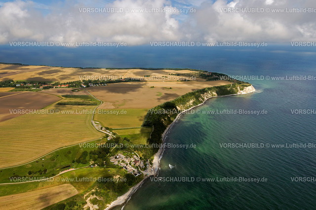 Ruegen12083090Vitt | Luftbild, Ortschaft Vitt, Fischerdorf,  Putgarten, Insel Rügen, Mecklenburg-Vorpommern, Deutschland, Europa