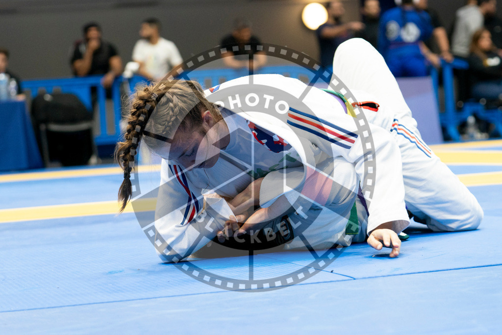 20240124PBB04469 | Fighters compete during the second day of the IBJJF European Championship in Paris, France, on January 24, 2024.
