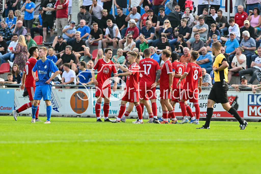 SpVgg Auerbach-Streitheim - TSV Burgheim | Jubel nach 1-2 durch Burgheim 7