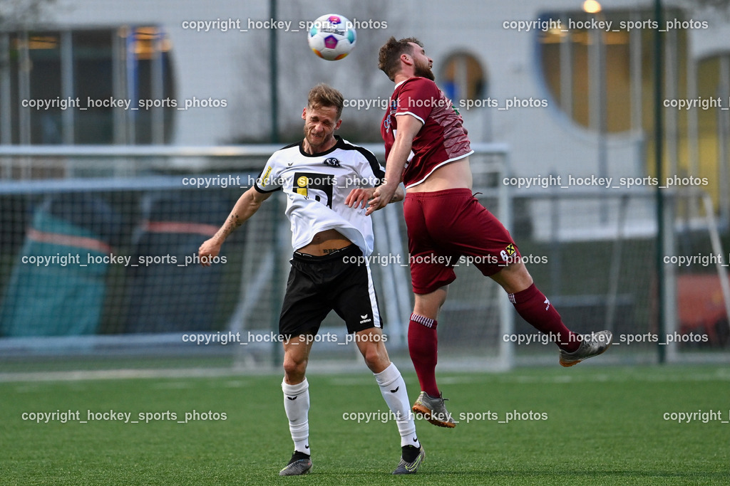 SV Spittal vs. VST Völkermarkt 5.4.2024 | #44 Miha Kostanjsek SV Spittal, #6 Lukas Ladinig VST Völkermarkt, SV Spittal vs. VST Völkermarkt 5.4.2024, SV Spittal vs. VST Völkermarkt am 05.04.2024 in Spittal an der Drau (Goldeck Stadion), Austria, (Photo by Bernd Stefan)