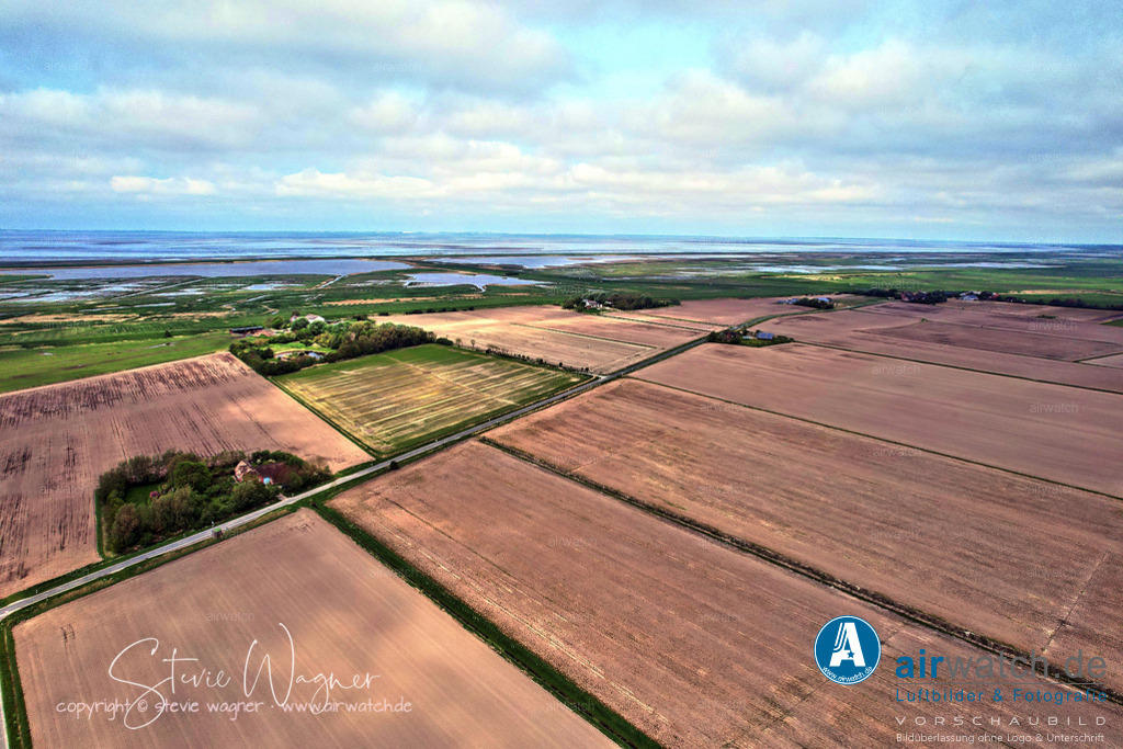 Luftbilder Rickelsbueller Koog - Nordfriesland | Luftbilder Rickelsbueller Koog
