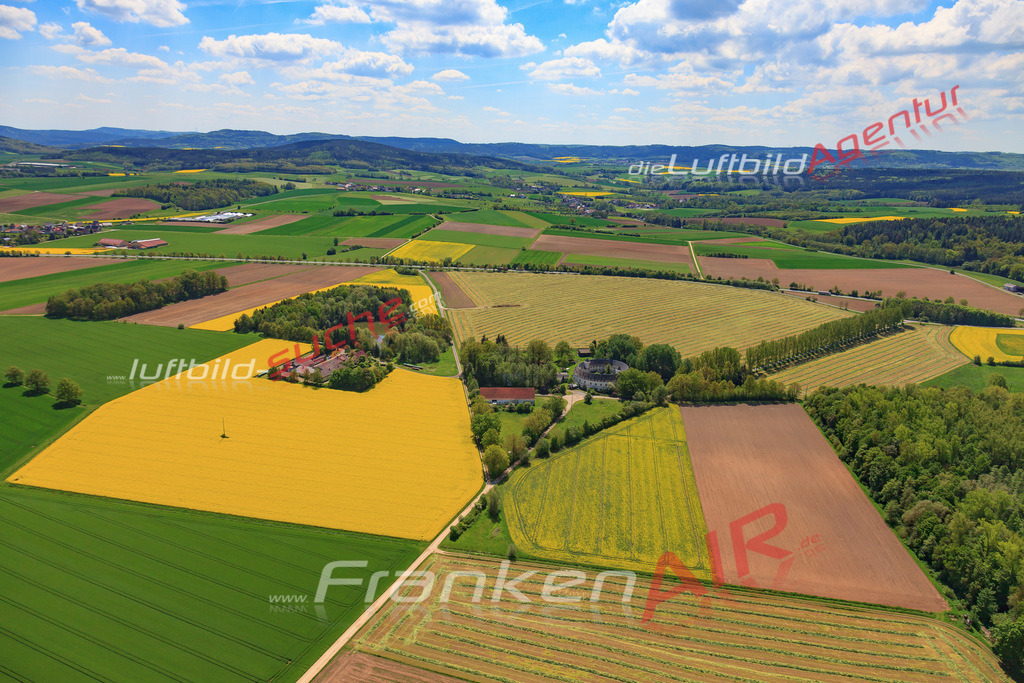 Luftbild von Nassanger Trieb - Luftaufnahme wurde 2017 von https://frankenair.de mittels Flugzeug (keine Drohne) erstellt - die Geschenkidee