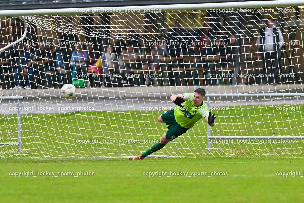 ASKÖ Köttmannsdorf vs. SV Dellach Gail | Elfmeter ASKÖ Köttmannsdorf, #22 Jaka Grilj Miletic Dellach Gail, ASKÖ Köttmannsdorf vs. SV Dellach Gail, ASKÖ Köttmannsdorf vs. SV Dellach Gail am 15.05.2024 in Köttmannsdorf (Sportplatz Köttmannsdorf), Austria, (Photo by Bernd Stefan)