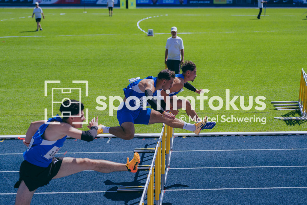 Deutsche Meisterschaften U20 / U16 2026 | Joel Maurice Müller, LAC Erdgas Chemnitz, 1238,  110 Meter Hürden, Deutsche Meisterschaften der U20 &amp; U16 2026, Lohrheidestadion Bochum-Wattenscheid, 12.07.2026. Foto: Marcel Schwering / sportimfokus - Realisiert mit Pictrs.com