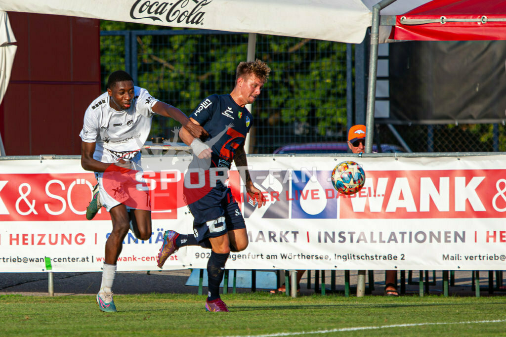 ASK Klagenfurt - SV Wallern, Regionalliga Mitte |  ASK Klagenfurt - SV Wallern am 26.08.2023 in Klagenfurt
(ASK Sportzentrum Fischl), Austria, (Photo by Ernst Krawagner sport-fan.at) - Realisiert mit Pictrs.com