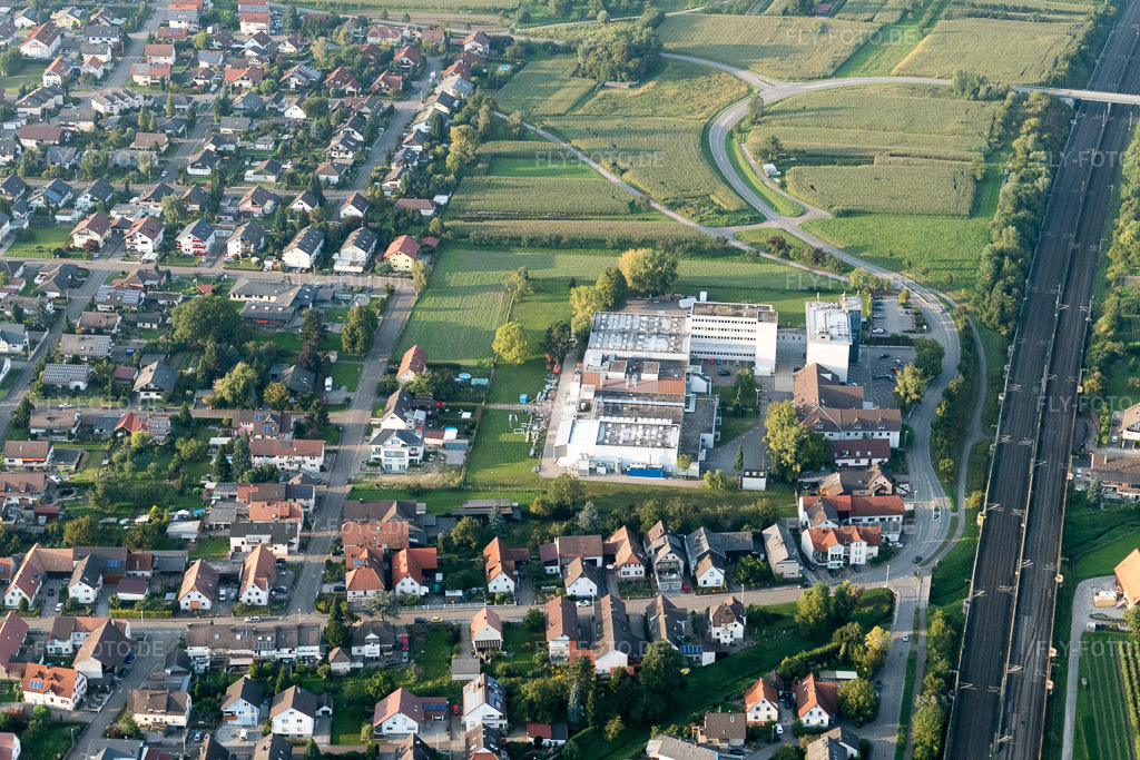 Luftbild: Klocke Pharma im Ortsteil Urloffen in Appenweier im Bundesland Baden-Württemberg in Deutschland. Foto: P1010227.jpg vom 15.09.2014 durch Werner Riehm/FLY-FOTO.de