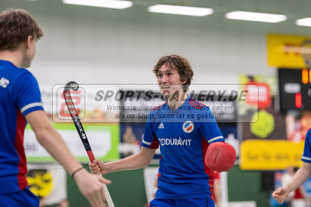 SFE_20230305_0039 | Deutsche Meisterschaft Männliche U16 Halle 2023 am 05.03.2023 in Köln (KTHC Stadion Rot-Weiss Köln Tennis and Hockey Club), Photo: Stephan Fehrmann 2022 (Sports-Gallery)