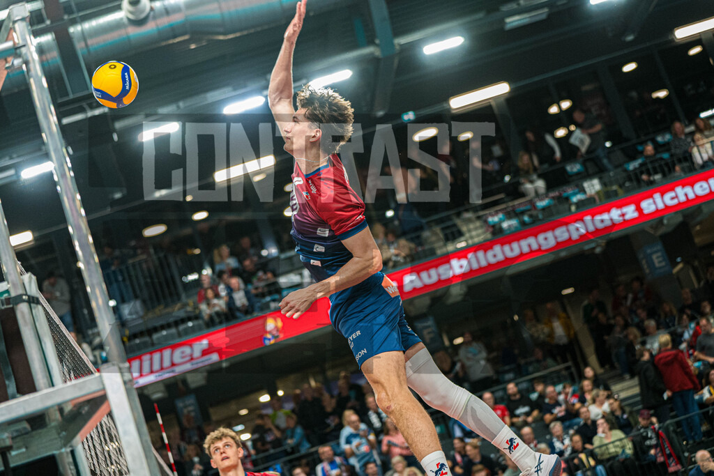 Volleyball I Herren I Saison 2025/2026 I Volleyball Bundesliga I 4. Spieltag I SVG Lüneburg - Energiequelle Netzhoppers KW | CONTRAST ZERØ MEDIA - Realisiert mit Pictrs.com