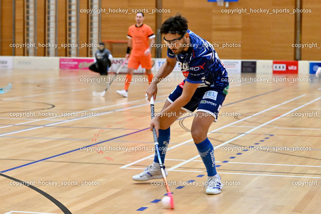VSV Unihockey vs. SZPK Floorball | #30 Christoph Steiner VSV Unihockey, VSV Unihockey vs. SZPK Floorball, VSV Unihockey vs. SZPK Floorball am 23.11.2024 in Villach (Ballspielhalle St. Martin), Austria, (Photo by Bernd Stefan)