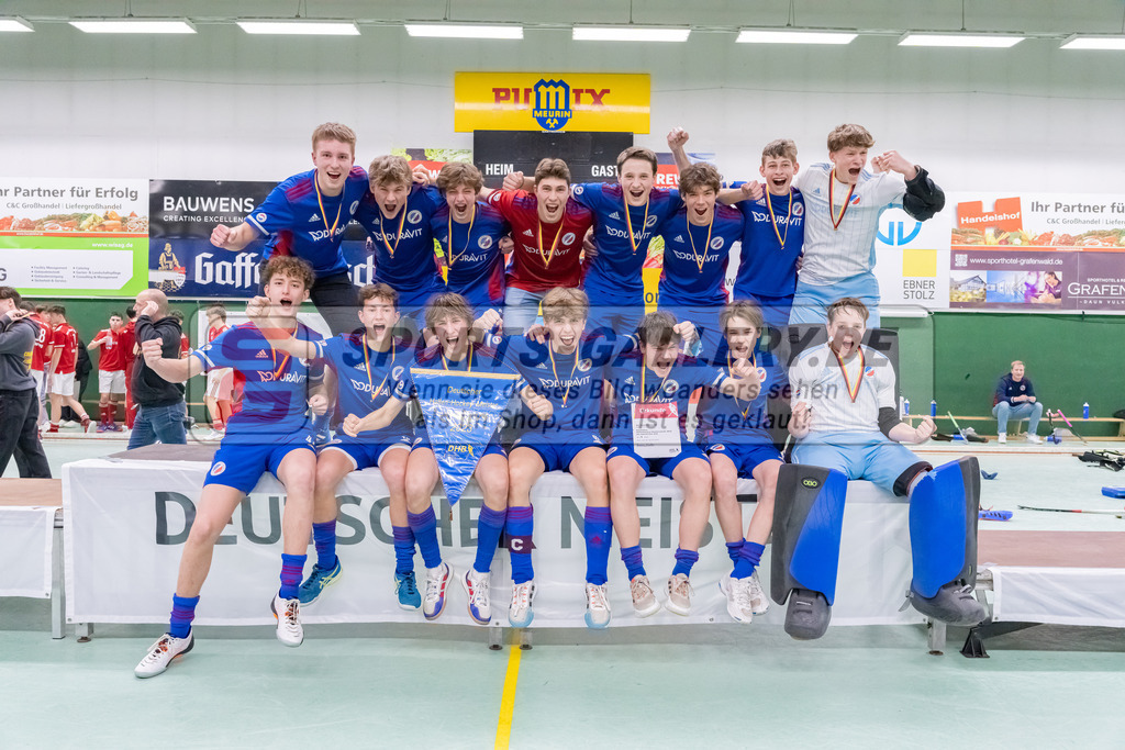 HK_20230305_106398 | Deutsche Meisterschaft MU16 Finale Mannheimer HC - Rot-Weiss Köln / Ehrungen am 5.3.2023 RWK, Köln ,