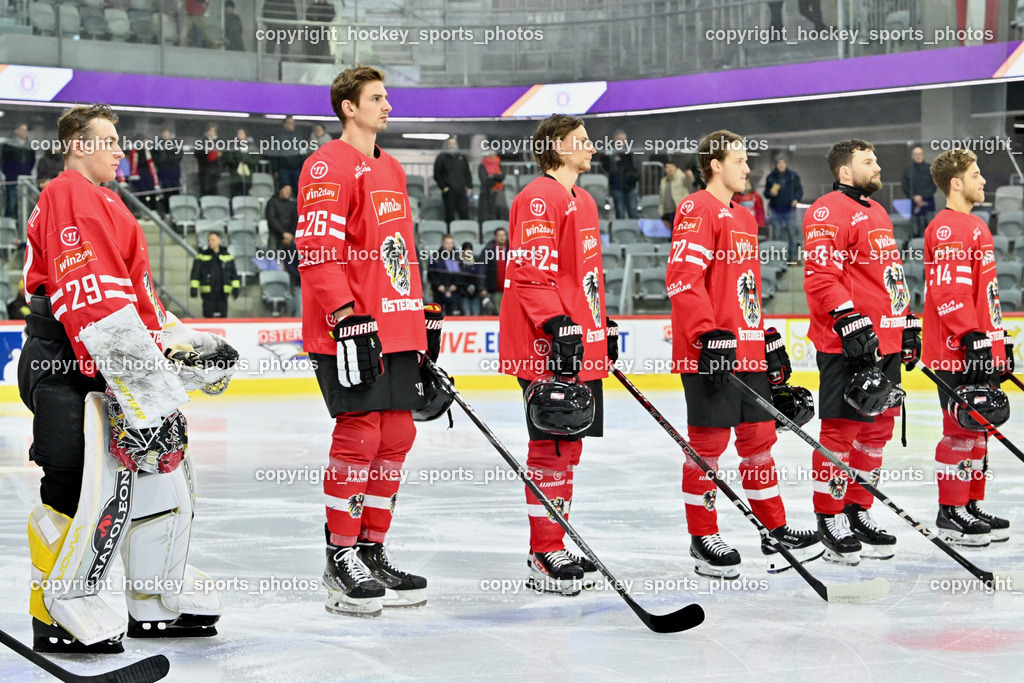 Österreich vs. Ungarn 14.12.2023 | Österreich vs. Ungarn 14.12.2023, Österreich vs. Ungarn  am 14.12.2023 in Klagenfurt (Heidi Horten Arena), Austria, (Photo by Bernd Stefan)