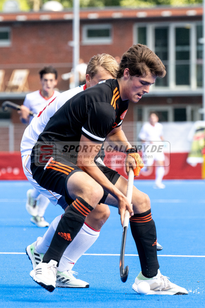 SFE_20230716_0093 | EuroHockey EM U18 Boys 3th 4th Netherlands vs Spain am 16.07.2023 in Krefeld (Gerd-Wellen-Hockeyanlage), Photo: Stephan Fehrmann 2023 (Sports-Gallery)